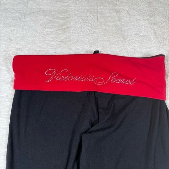 Vintage Y2K Victorias Secret Foldover Cropped Leggings - Picture 2 of 7